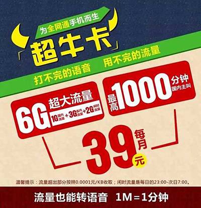 电信卡.jpg 成都牛卡什么套餐?