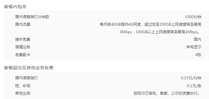 温州联通4G畅爽冰激凌套餐 联通4G畅爽冰激凌套餐199元
