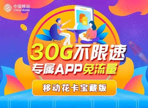 移动26元互联网专属卡 30G流量