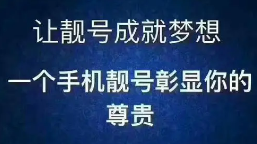 为什么要买手机靓号?手机靓号的意义是什么? 为什么要买手机靓号?手机靓号的意义是什么?