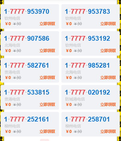电信靓号免费申请,电信靓号申请入口,享30GB流量