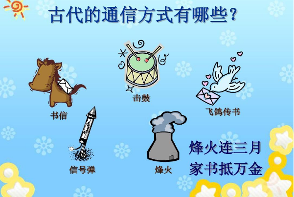 古代通信方式有哪些 它们有什么特点